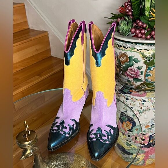 Free People Toral - Firecracker Western Cowboy Boots - Picture 3 of 8